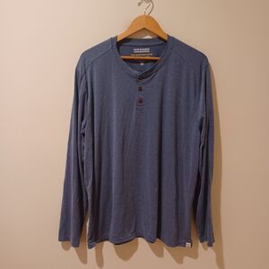 Fair Harbor The SeaBreeze Henley Top Mens LS Lightweight UPF Shirt Mens 2X
